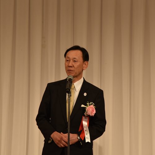 今年も帝国ホテル大阪 副総支配人の松田喜則氏よりご挨拶いただきました